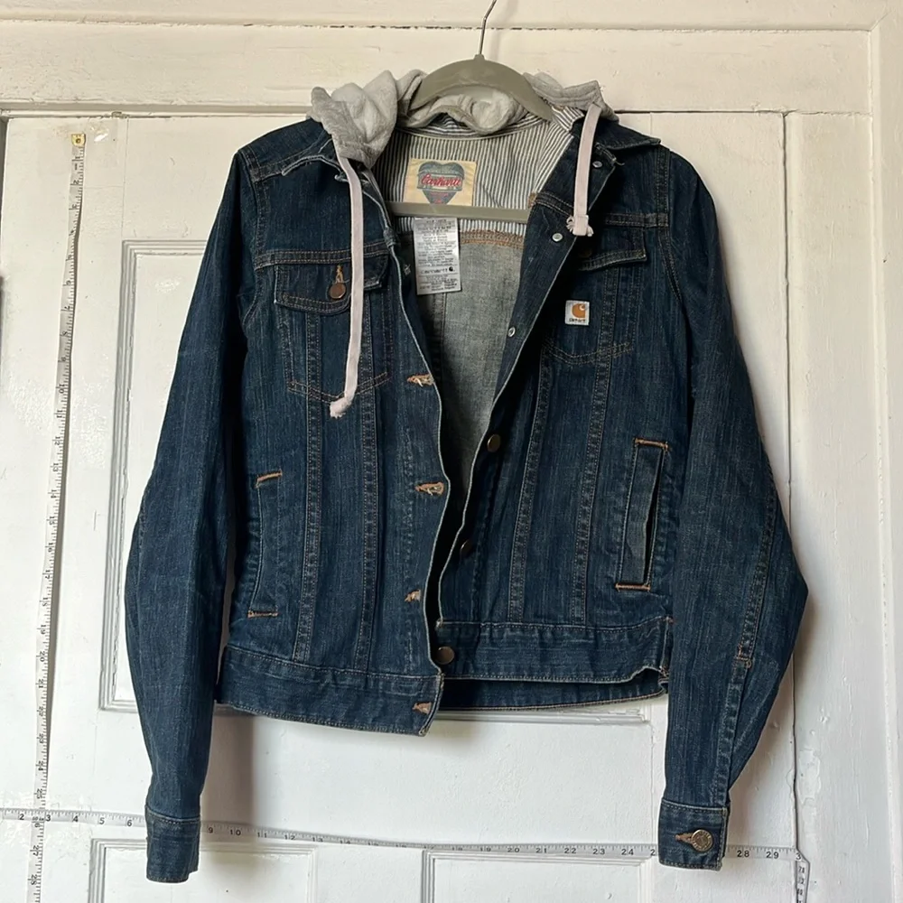 Denim Carhartt Jacket - Picture 1 of 4
